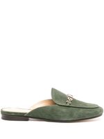 Michael Kors mules en daim Tiffanie à plaque logo - Vert - thumbnail