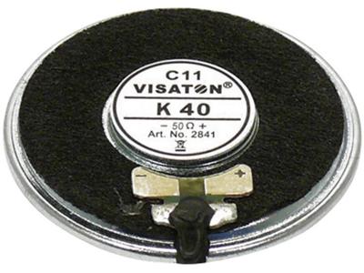 Visaton K 40, 50$ 1.6 inch 4 cm Mini-luidspreker 2 W 50 Ω