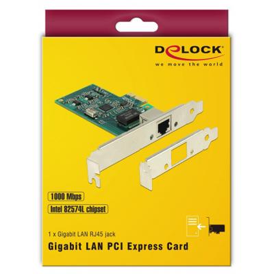 PCI Express Card > 1 x Gigabit LAN Netwerkadapter PCI Express Card > 1 x Gigabit LAN Netwerkadapter