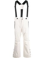 Yves Salomon pantalon de ski droit à logo - Blanc