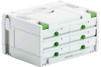 Festool SYS 3-SORT/6 Gereedschapskist Groen, Wit - thumbnail