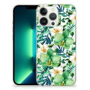 iPhone 13 Pro Max TPU Case Orchidee Groen