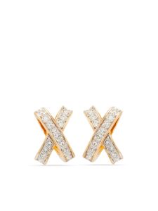 Nina Ricci boucles d'oreilles serties de cristal pre-owned (années 1980)