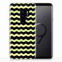 Samsung Galaxy S9 Plus TPU bumper Waves Yellow - thumbnail