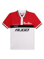 HUGO KIDS polo à logo imprimé - Rouge - thumbnail