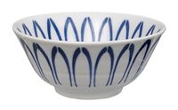 Blauw/Witte Kom - Mixed bowls - 15 x 7cm 500ml - thumbnail