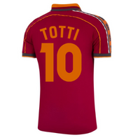 AS Roma Retro Voetbalshirt 1998-1999 + Totti 10 - thumbnail