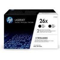 HP 26X originele high-capacity zwarte LaserJet tonercartridges, 2-pack - thumbnail