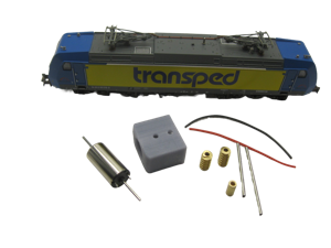 micromotor nf030C N ombouwkit voor Fleischmann BR 245, BR 101, BR 145, BR 146, BR 185, u.a.