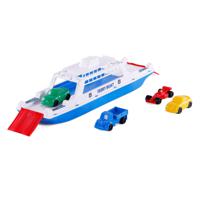 Cavallino Toys Cavallino Veerboot met 4 Auto&apos;s, 45,5cm - thumbnail