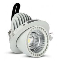 V-tac Inbouwspot VT-2933 led 2650 lumen 16,5 cm aluminium wit - thumbnail