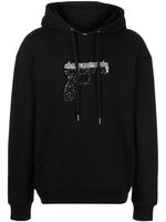 God's Masterful Children hoodie Triggered à ornements en cristal - Noir