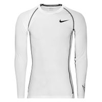 Nike Pro Top Dri-FIT - Wit/Zwart Lange Mouwen