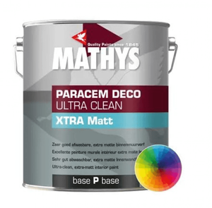 mathys paracem deco ultra clean xtra matt wit 4 ltr