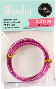 Wire Jig Draad - Roze