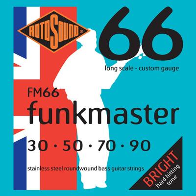 Rotosound FM66 Funkmaster set basgitaarsnaren 30 - 90