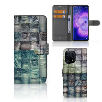 Wallet Case met Pasjes OPPO Find X5 Spijkerbroeken - thumbnail