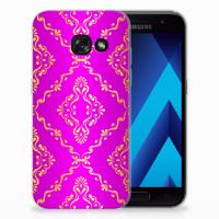 Siliconen Hoesje Samsung Galaxy A3 2017 Barok Roze