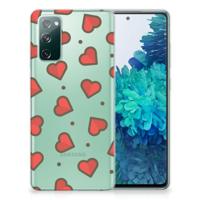Samsung Galaxy S20 FE TPU bumper Hearts