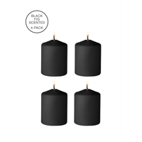 Ouch! by Shots Tease Candles - Disobedient - 4 Pieces - Black - thumbnail