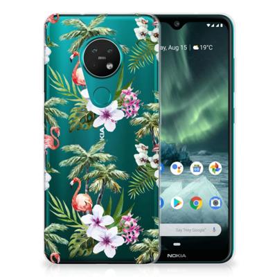 Nokia 7.2 | 6.2 TPU Hoesje Flamingo Palms Nokia 7.2 | 6.2 TPU Hoesje Flamingo Palms