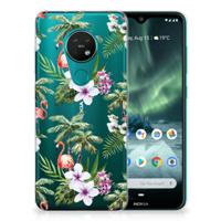 Nokia 7.2 | 6.2 TPU Hoesje Flamingo Palms