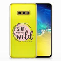 Samsung Galaxy S10e Telefoonhoesje met Naam Boho Stay Wild