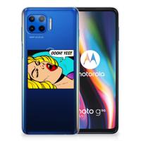 Motorola Moto G 5G Plus Silicone Back Cover Popart Oh Yes