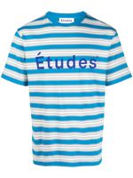 Etudes t-shirt à logo imprimé - Bleu