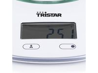 Tristar KW-2445 Keukenweegschaal Digitaal Weegbereik (max.): 5 kg Wit - thumbnail