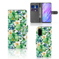 Samsung Galaxy S20 Hoesje Orchidee Groen