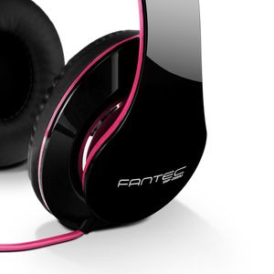 Fantec SHP-250AJ Headset Hoofdband Zwart, Roze