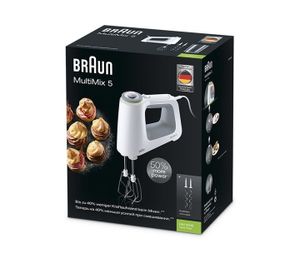 Braun HM 5000 WH Handmixer 700 W Grijs, Wit