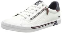MUSTANG Heren veterschoen sneakers, wit, 45 EU