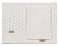 Pericles ledikantlaken en sloop 100 x 150 cm katoen