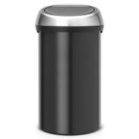 Brabantia Touch Bin Afvalemmer 60 Liter Vingerafdrukvrij - thumbnail