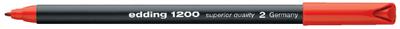 Edding 1200 viltstift Fijn Rood 1 stuk(s)