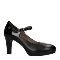 No Stress leren pumps zwart