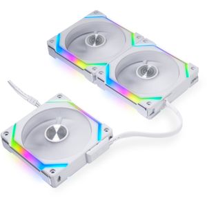 Lian Li UNI FAN SL120V2 Triple Pack case fan RGB leds, 4-pins PWM fan-connector, incl. controller