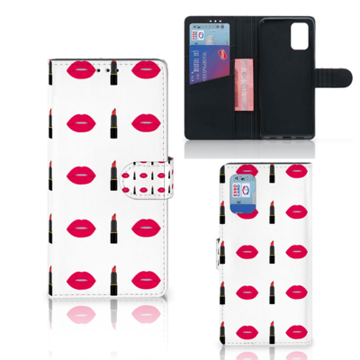 Samsung Galaxy A02s | M02s Telefoon Hoesje Lipstick Kiss