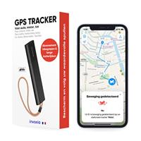 Invoxia GPS-Tracker CLASSIC - Met Inbegrepen Abonnement - voor Auto's, Motorfietsen, Fietsen, Kinderen - Bewegings- en Kantelwaarschuwingen - Tot 6 Maanden Batterijduur