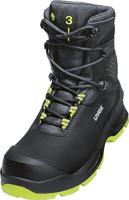 Uvex 3 hoge veterlaarzen S3 FO CI SC SR - veiligheidsschoenen - veiligheidslaarzen - waterafstotend - olie- en benzinebestendig - breedte 11, zwart, 42 EU