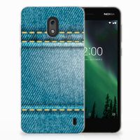 Nokia 2 Silicone Back Cover Jeans - thumbnail