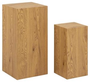 Zuil Lima Set van 2 Naturel MDF - Giga Living