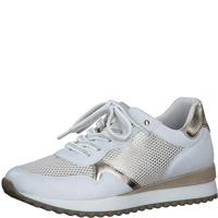MARCO TOZZI Dames Feel ME voetbed, verwisselbaar voetbed, zachte binnenvoering, 2-23714-42 sneakers, White Comb, 38 EU, White Kam, 38 EU