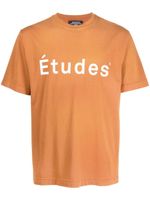 Etudes t-shirt à logo imprimé - Marron