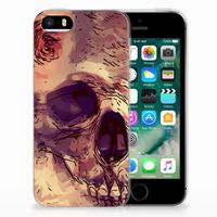 Silicone Back Case Apple iPhone SE | 5S Skullhead