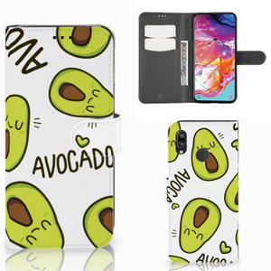 Samsung Galaxy A70 Leuk Hoesje Avocado Singing