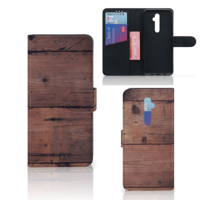 OPPO Reno 2Z Book Style Case Old Wood