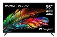 DYON iGoo-TV 55U 139 cm (55 inch) Google TV (4K UHD, HD Triple Tuner, Prime Video, Netflix, Google Play Store voor DAZN, Disney+, Apple TV+, Paramount+, waipu.tv enz., Google Assistant) [Mod. 2023]
